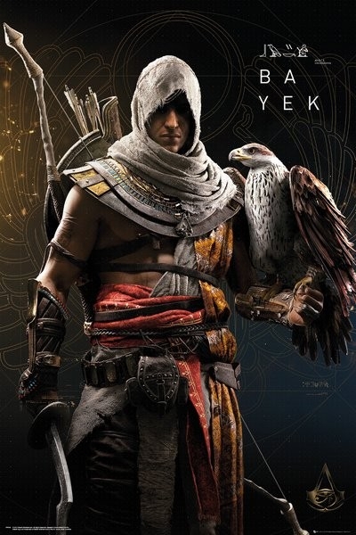 Posters Plakát, Obraz - Assassins Creed Origins - Bayek, (61 x 91,5 cm)