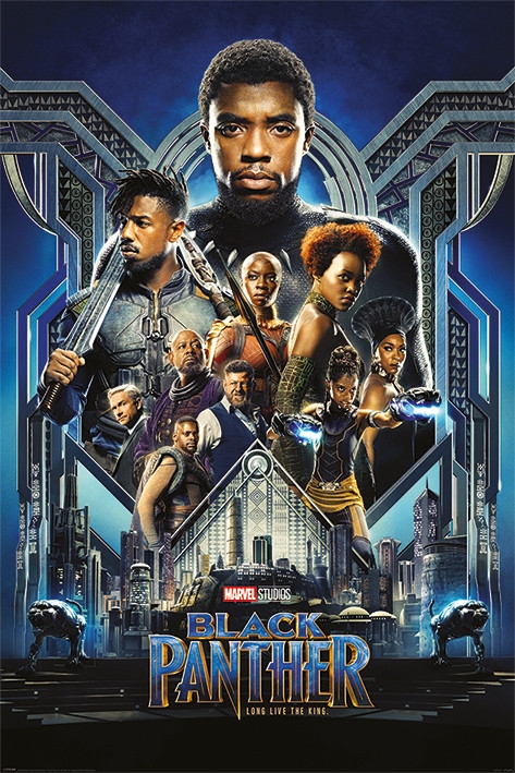 Posters Plakát, Obraz - Black Panther - One Sheet, (61 x 91,5 cm)