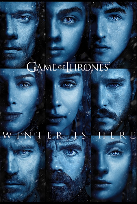 Posters Plakát, Obraz - Hra o Trůny (Game of Thrones) - Winter is Here, (61 x 91,5 cm)
