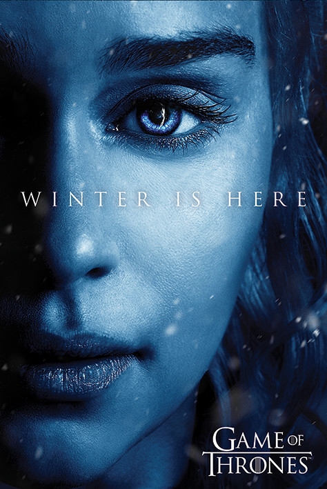 Posters Plakát, Obraz - Hra o Trůny (Game of Thrones): Winter Is Here - Daenerys, (61 x 91,5 cm)