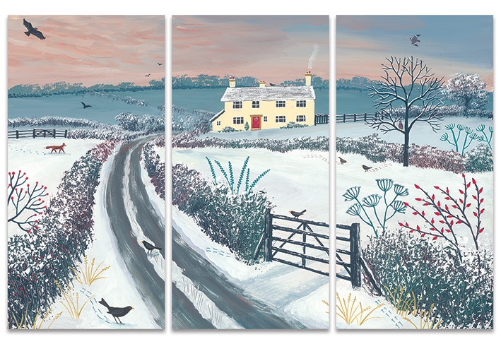Posters Obraz na plátně Jo Grundy - Coming Home for Winter, (150 x 100 cm)