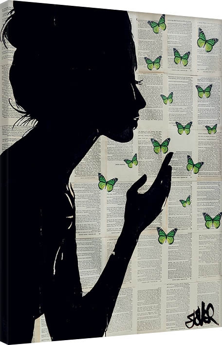 Posters Obraz na plátně Loui Jover - Simplicity - Green, (60 x 80 cm)