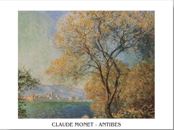 Posters Reprodukce Claude Monet - Ráno v Antibes , (80 x 60 cm)