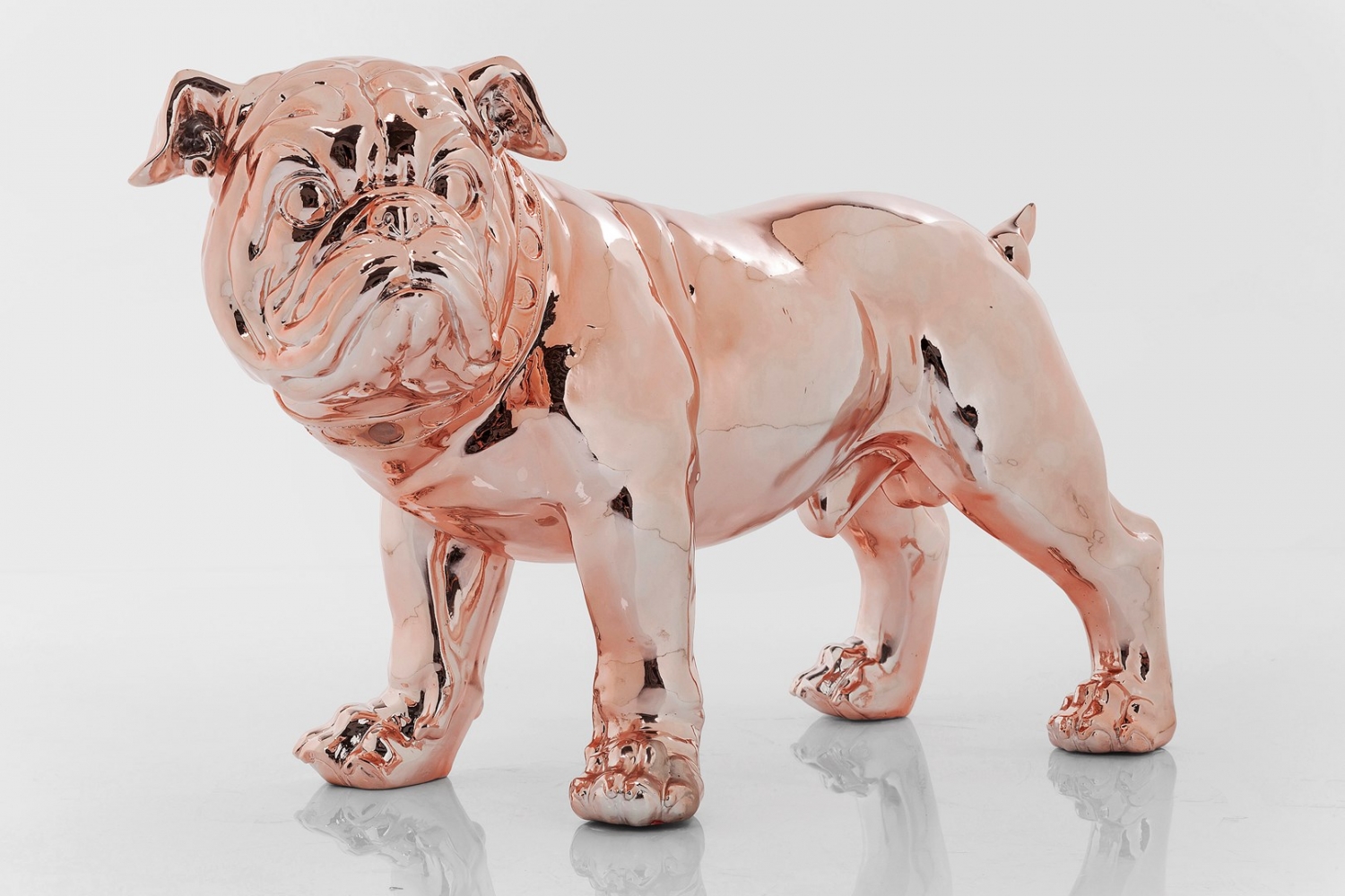 Dekorativní figurka Bulldogge Rosegold 42cm