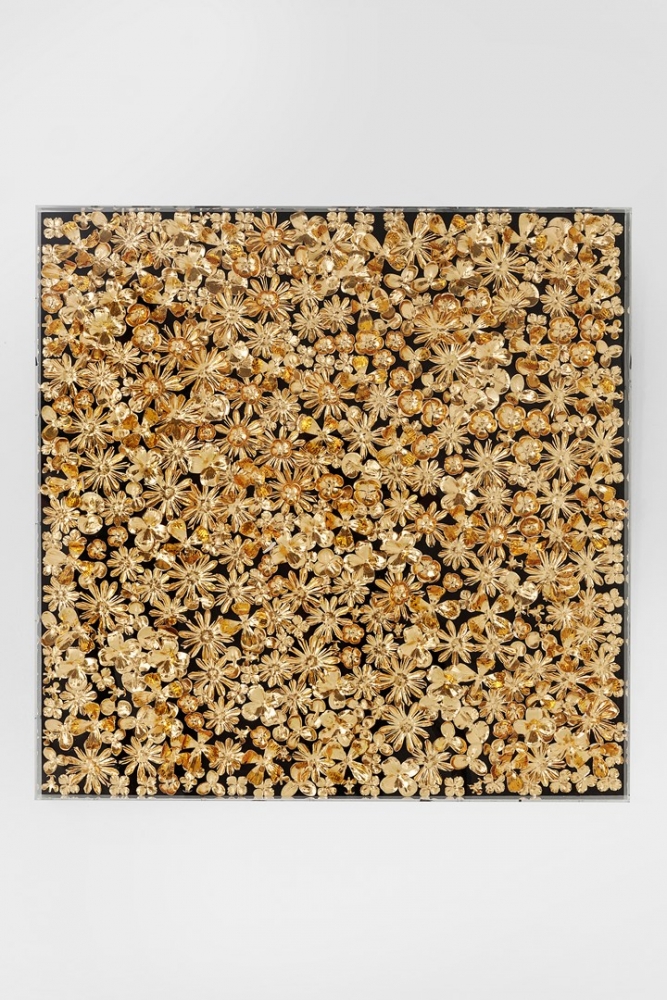 Dekorativní rámeček Gold Flower 120x120cm