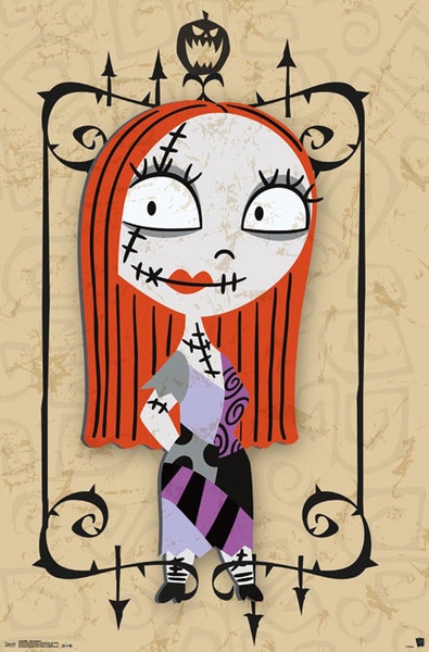 Posters Plakát, Obraz - Ukradené Vánoce Tima Burtona - Sally, (55,5 x 86,5 cm)