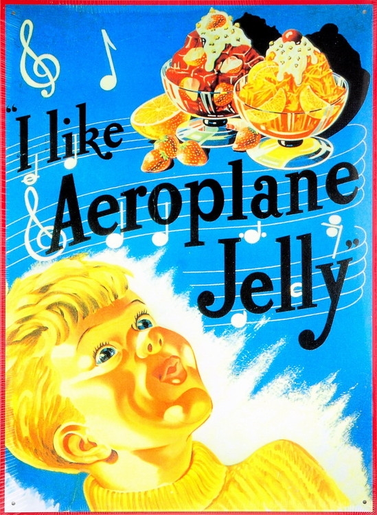 Posters Plechová cedule I LIKE AEROPLANE JELLY, (32 x 41 cm)