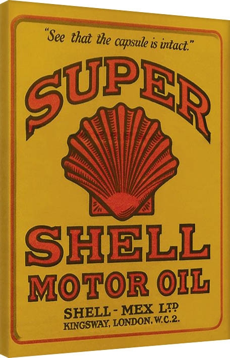 Posters Obraz na plátně Shell - Adopt The Golden Standard, 1925, (60 x 80 cm)