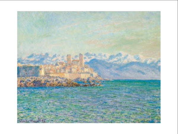 Posters Reprodukce Claude Monet - Stará pevnost v Antibes - The Old Fort at Antibes , (30 x 24...