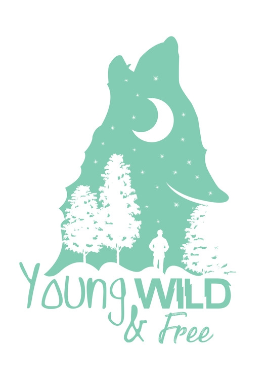 Posters Umělecké fotografie Young, Wild & Free - Blue