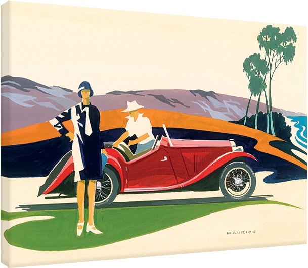 Posters Obraz na plátně Mike Maurice - Clifftop Picnic, (80 x 60 cm)