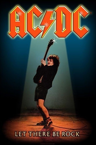 Posters Textilní plakát AC/DC – Let There Be Rock
