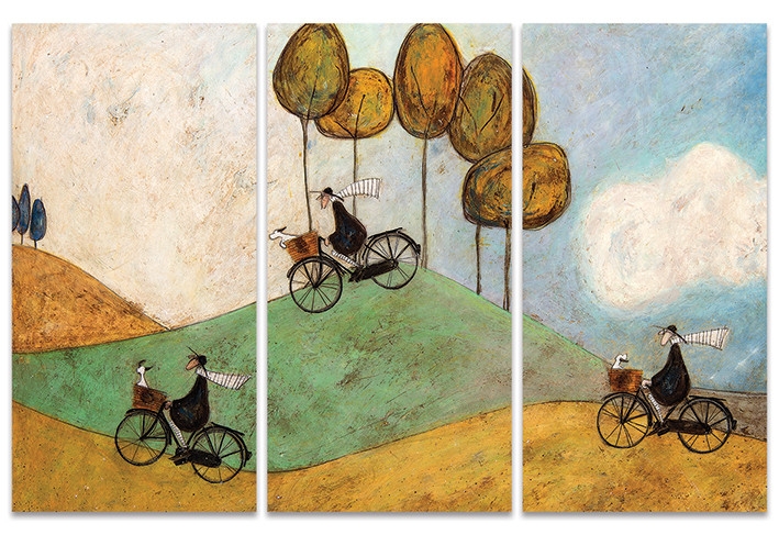 Posters Obraz na plátně Sam Toft - Just One More Hill, (150 x 100 cm)