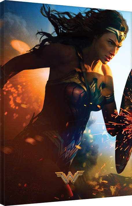 Posters Obraz na plátně Wonder Woman - Courage, ( x cm)