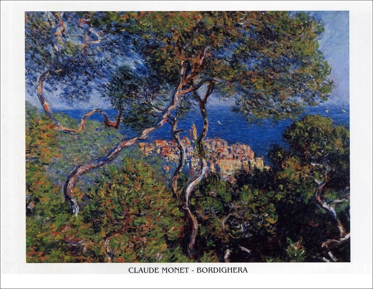 Posters Reprodukce Claude Monet - Bordighera, 1884 , (30 x 24 cm)