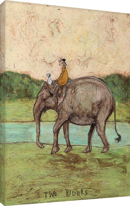 Posters Obraz na plátně Sam Toft - Two Riders, (60 x 80 cm)