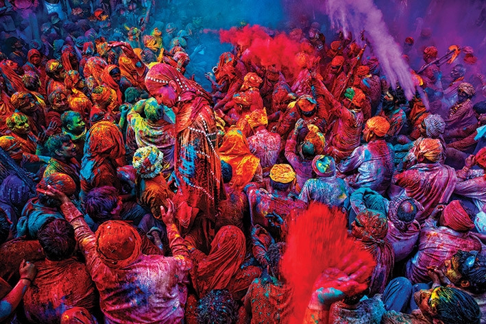 Posters Plakát, Obraz - Festival of Colours, (91,5 x 61 cm)