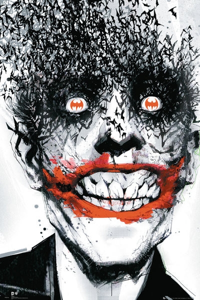 Posters Plakát, Obraz - BATMAN Comic - Joker Bats, (61 x 91,5 cm)