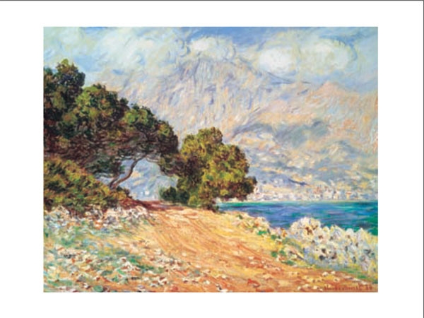Posters Reprodukce Claude Monet - Cap Martin u Mentonu , (80 x 60 cm)
