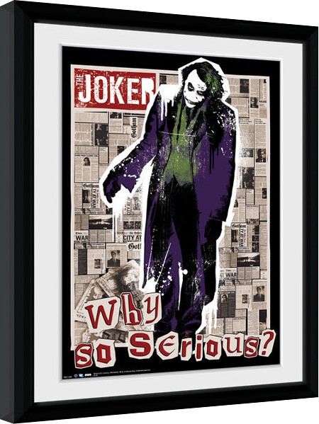 Posters Obraz na zeď - Batman: Temný rytíř - Why So Serious