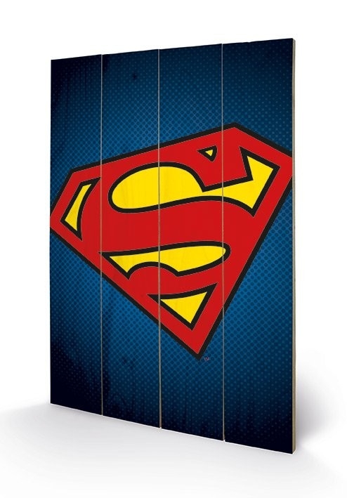 Posters Obraz na dřevě - DC Comics - Superman Symbol