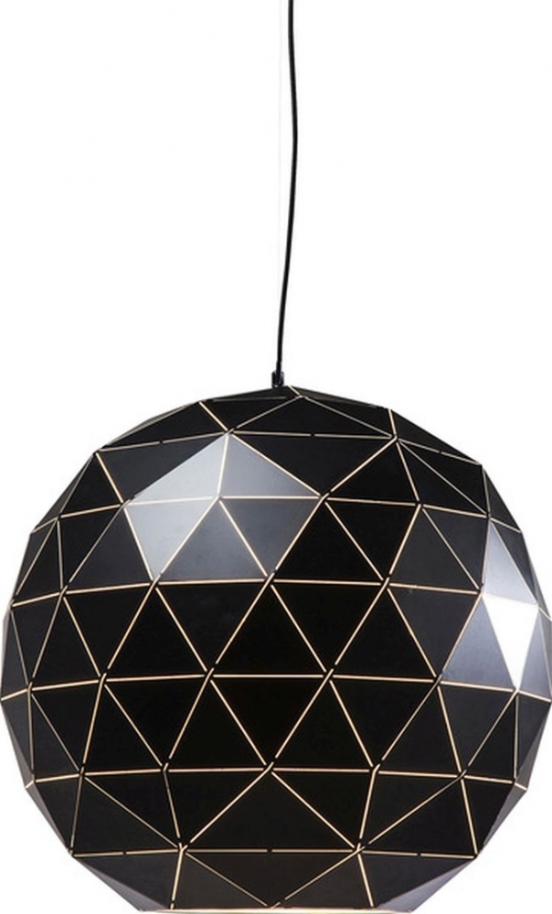 Závěsná lampa Triangle černá O60cm