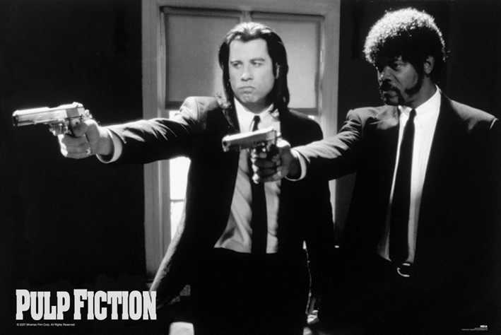 Posters Plakát, Obraz - Pulp fiction - guns, (91,5 x 61 cm)