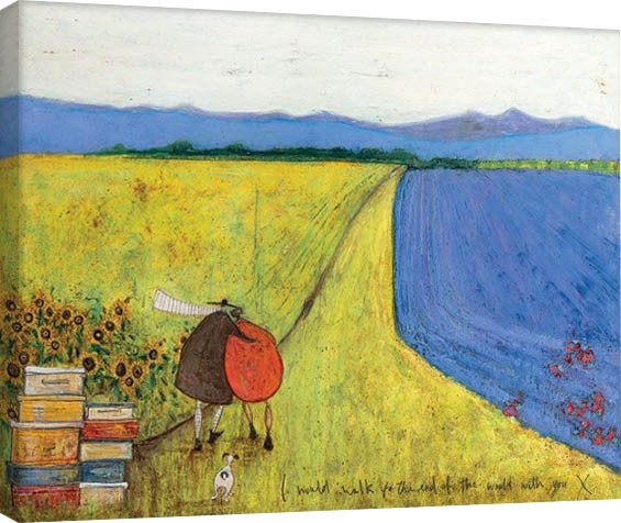Posters Obraz na plátně Sam Toft - I Would Walk To The End Of The World With You, (80 x 60 cm)