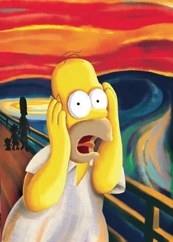 Posters Plakát, Obraz - THE SIMPSONS - scream, (61 x 91,5 cm)