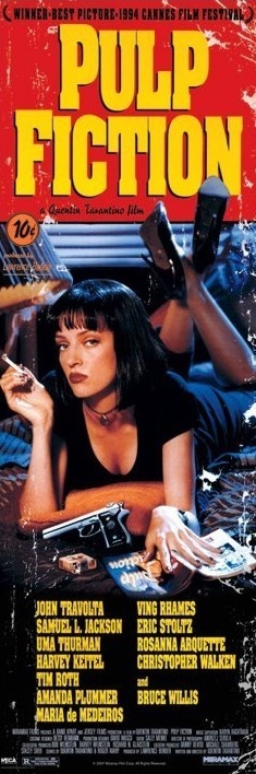 Posters Plakát, Obraz - PULP FICTION - cover, (53 x 158 cm)