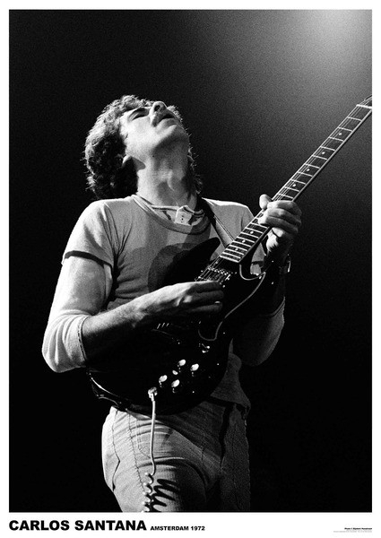 Posters Plakát, Obraz - Santana - Carlos Santana, (59,5 x 84 cm)