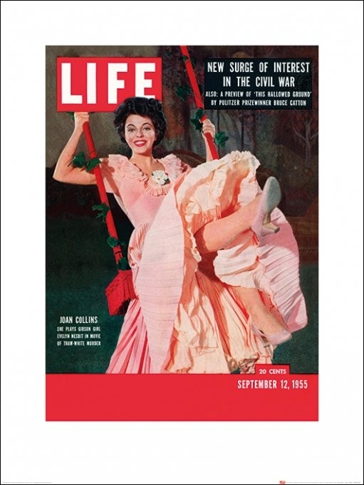 Posters Reprodukce Time Life - Life Cover - Joan Collins , (60 x 80 cm)