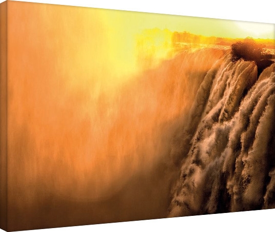 Posters Obraz na plátně Mario Moreno - Steamy Falls, (80 x 60 cm)