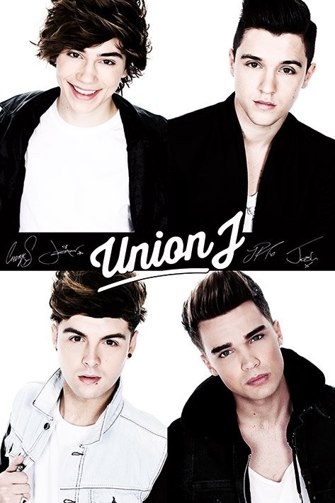 Posters Plakát, Obraz - Union J (B&W), (61 x 91,5 cm)