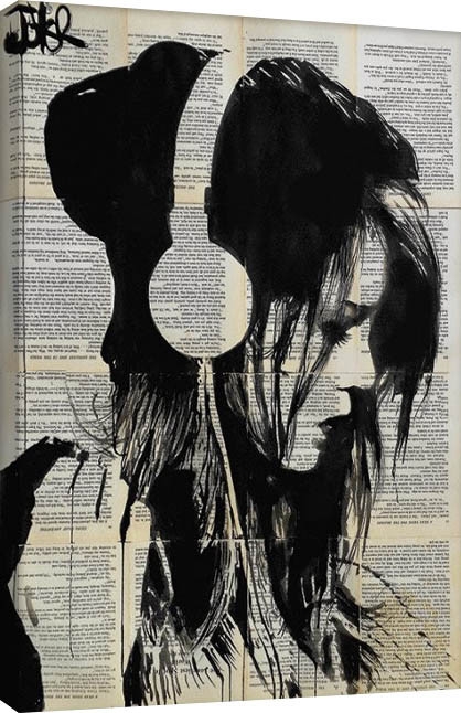 Posters Obraz na plátně Loui Jover - Melodies Solace, (60 x 80 cm)