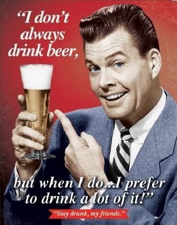 Posters Plechová cedule STAY DRUNK MY FRIENDS, (30 x 41 cm)