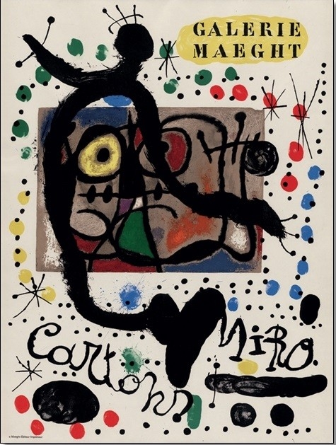 Posters Obraz, Reprodukce - Cartoon, Joan Miró, (60 x 80 cm)