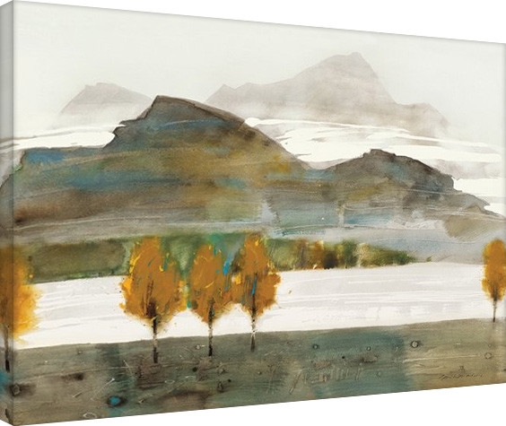 Posters Obraz na plátně Law Wai Hin - Autumn Trees II, (80 x 60 cm)