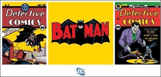 Posters Obraz, Reprodukce - Batman - Triptych, (100 x 50 cm)