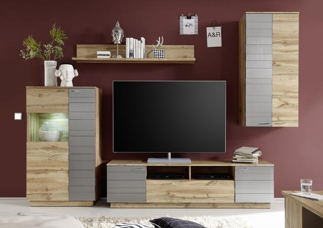 SCONTO RELIEF Obývací stěna