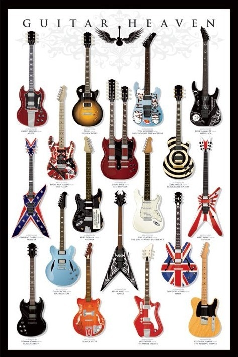 Posters Plakát, Obraz - Guitar heaven, (61 x 91,5 cm)