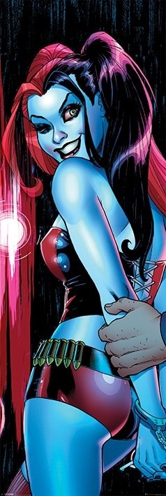 Posters Plakát, Obraz - Harley Quinn - Wink, (53 x 158 cm)