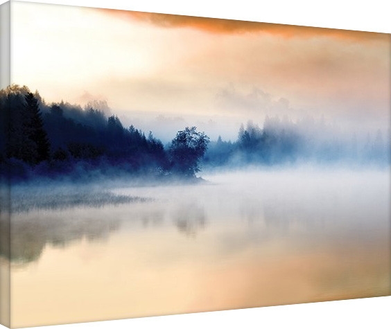 Posters Obraz na plátně Andreas Stridsberg - Hazy Lake, (80 x 60 cm)
