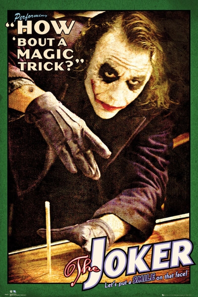 Posters Plakát, Obraz - BATMAN THE DARK KNIGHT - joker trick, (61 x 91,5 cm)