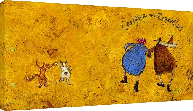 Posters Obraz na plátně Sam Toft - Carrying on regardless II, (100 x 50 cm)