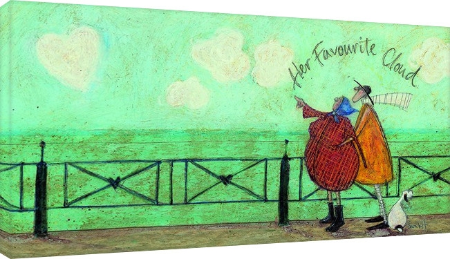 Posters Obraz na plátně Sam Toft - Her favourite cloud II, (100 x 50 cm)