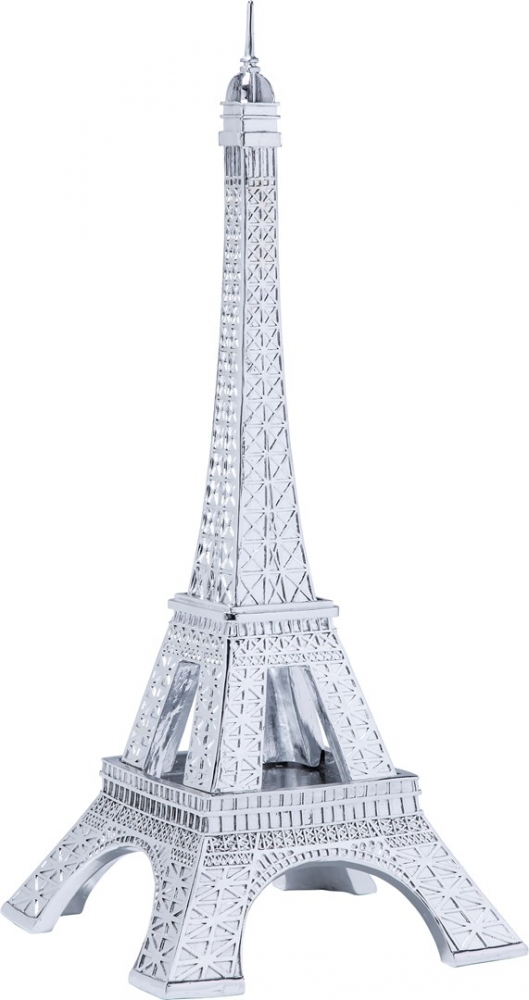 Dekorativní figurka Eiffel Tower Chrome