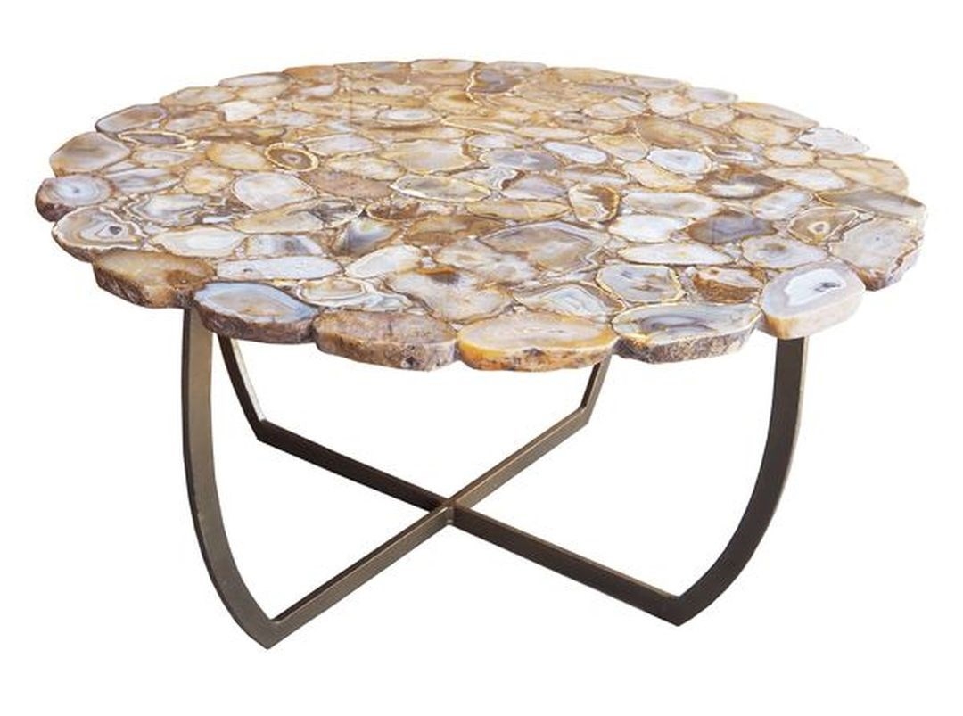 Konferenční stolek Tesoro béžový - 80 cm