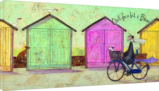 Posters Obraz na plátně Sam Toft - Out for a bit O Brunch, (100 x 50 cm)