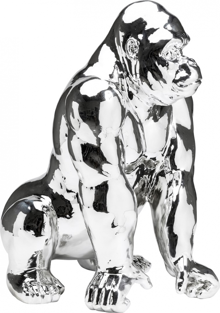Dekorativní figurka Gorilla Chrome